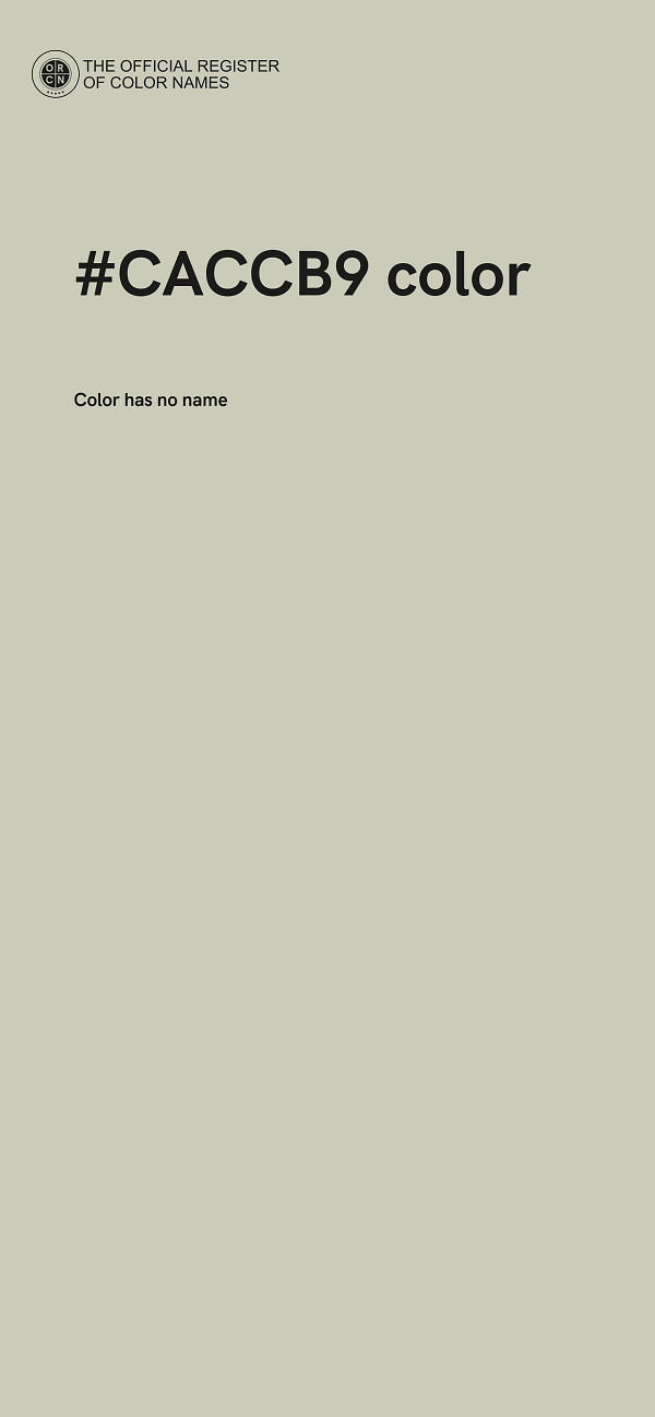 #CACCB9 color image