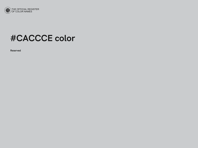 #CACCCE color image