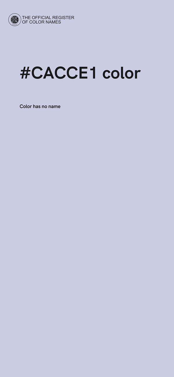 #CACCE1 color image