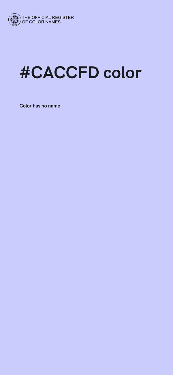 #CACCFD color image