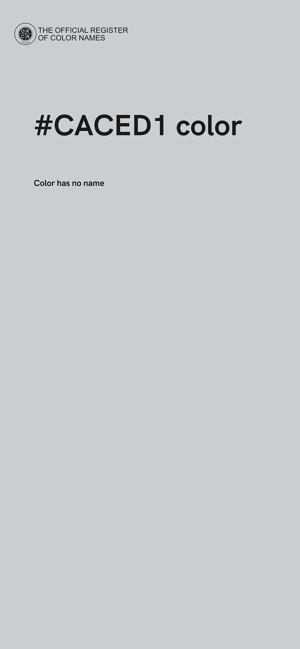 #CACED1 color image