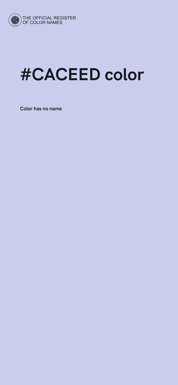 #CACEED color image