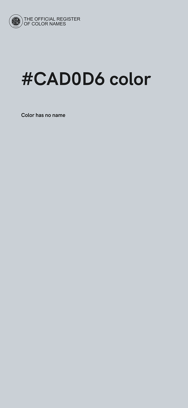 #CAD0D6 color image