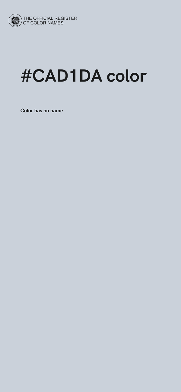 #CAD1DA color image