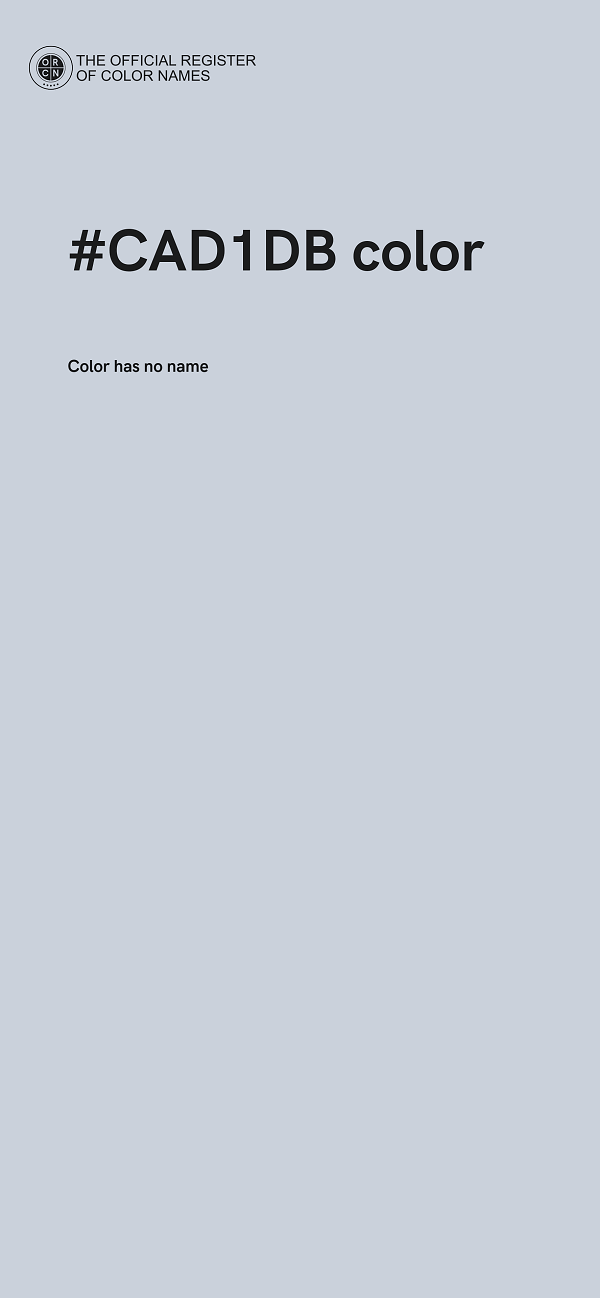#CAD1DB color image