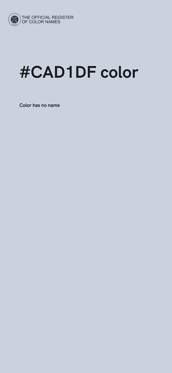 #CAD1DF color image