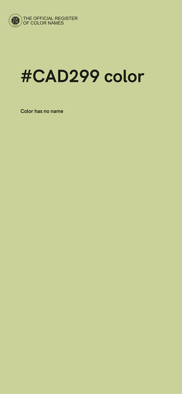 #CAD299 color image