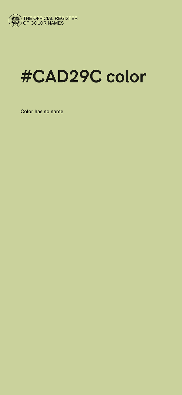 #CAD29C color image