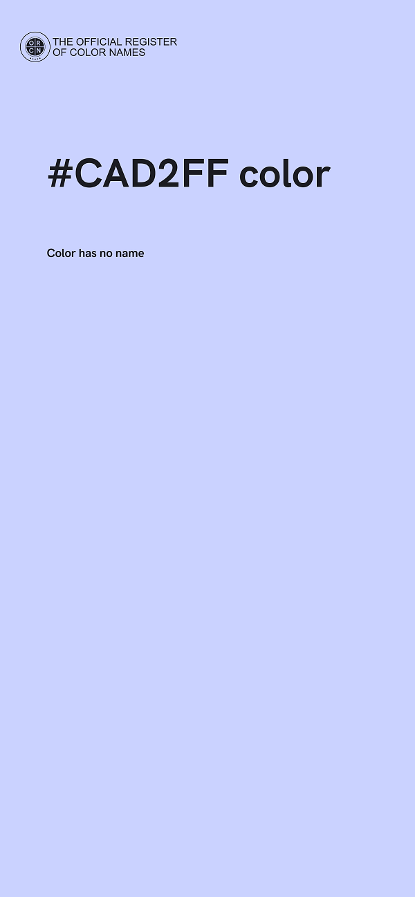 #CAD2FF color image