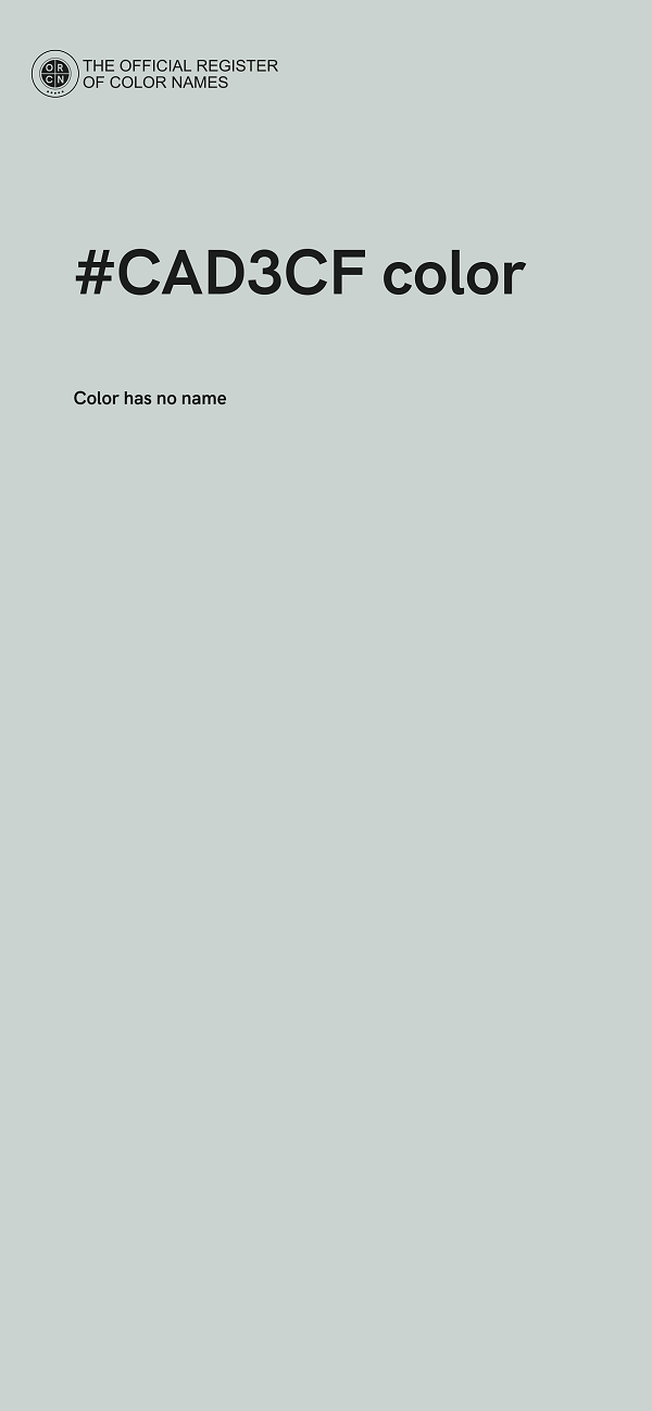 #CAD3CF color image