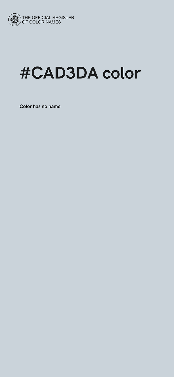#CAD3DA color image
