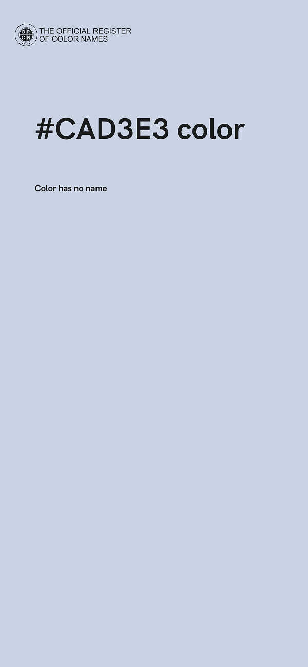 #CAD3E3 color image