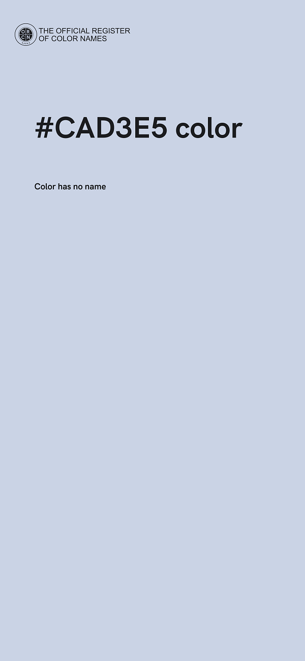 #CAD3E5 color image