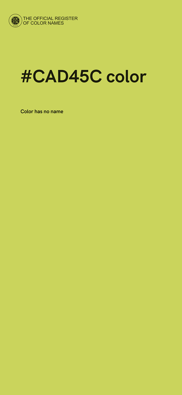 #CAD45C color image