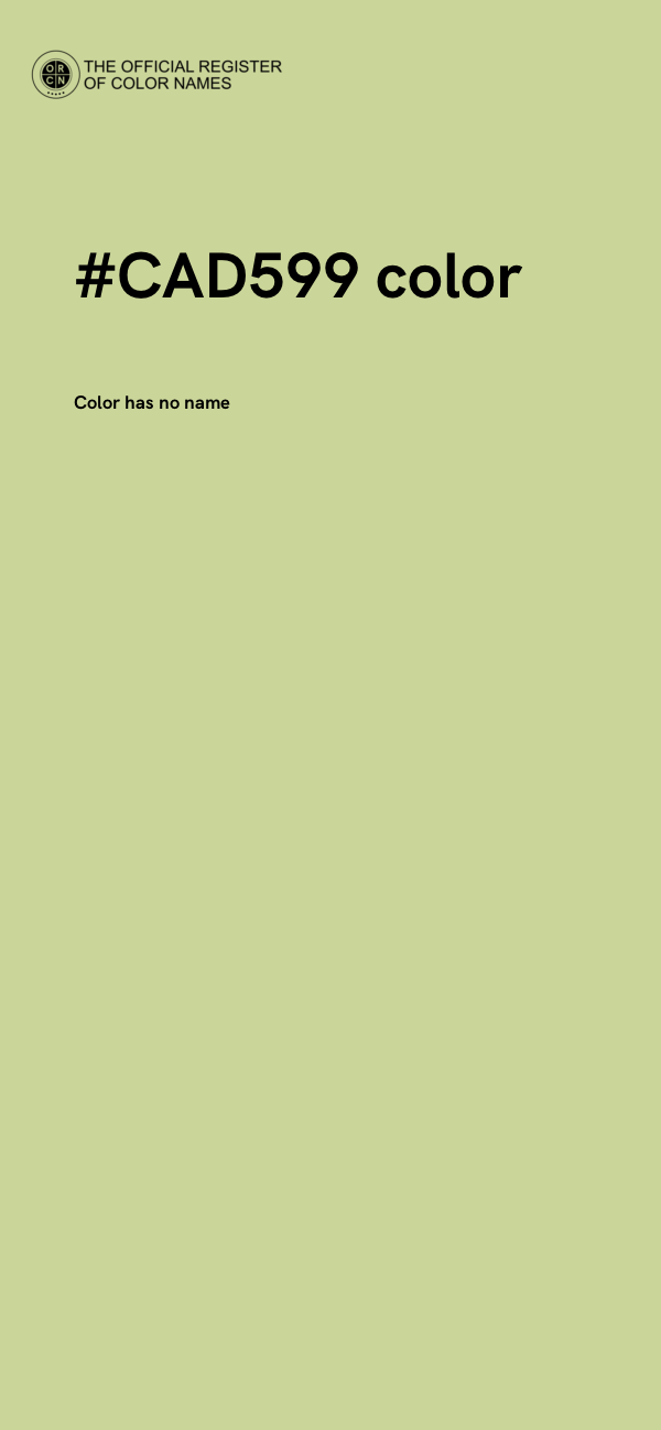 #CAD599 color image