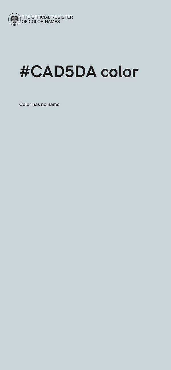 #CAD5DA color image