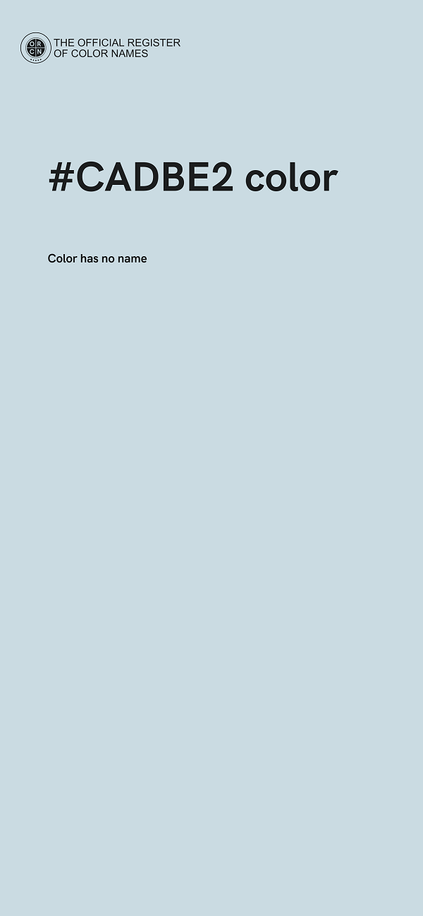 #CADBE2 color image