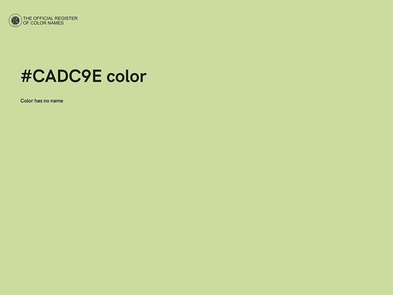 #CADC9E color image