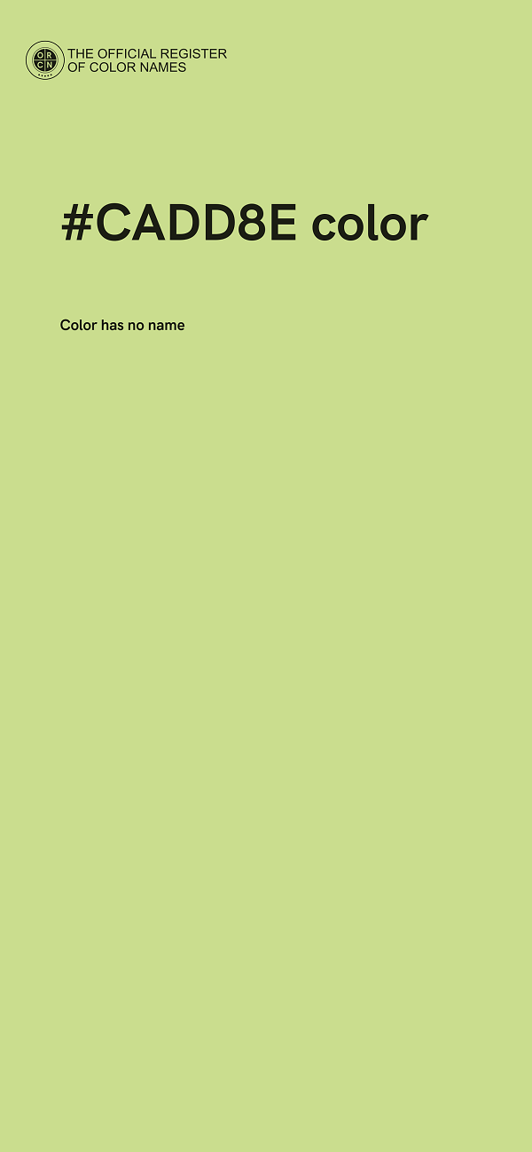 #CADD8E color image