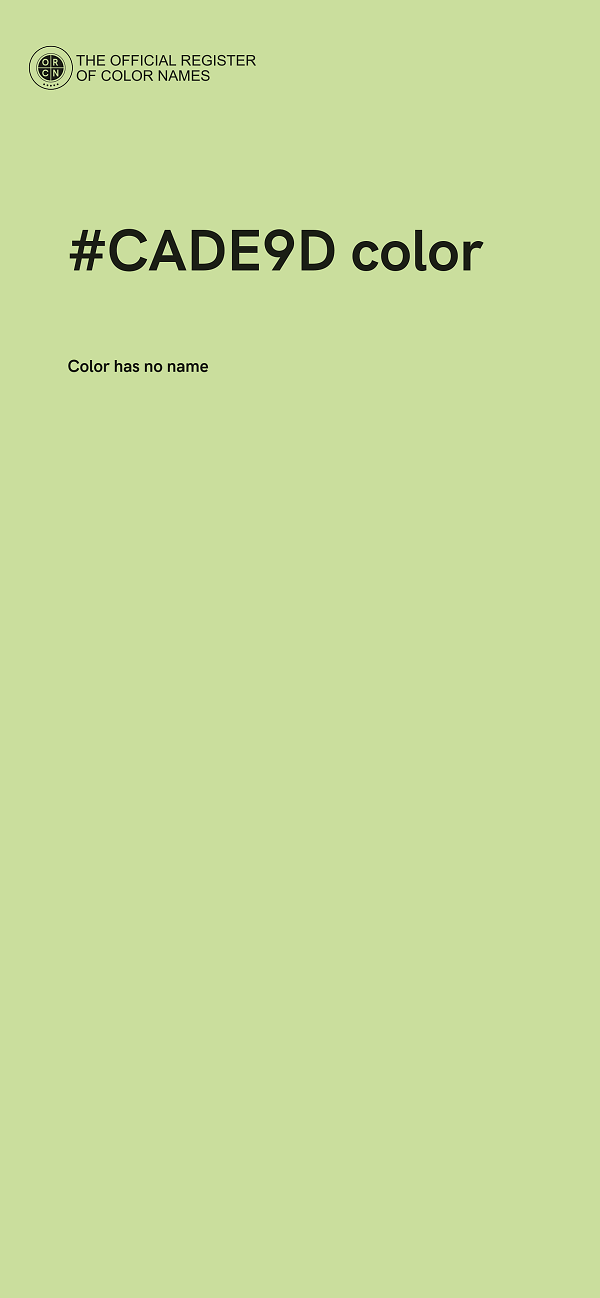 #CADE9D color image