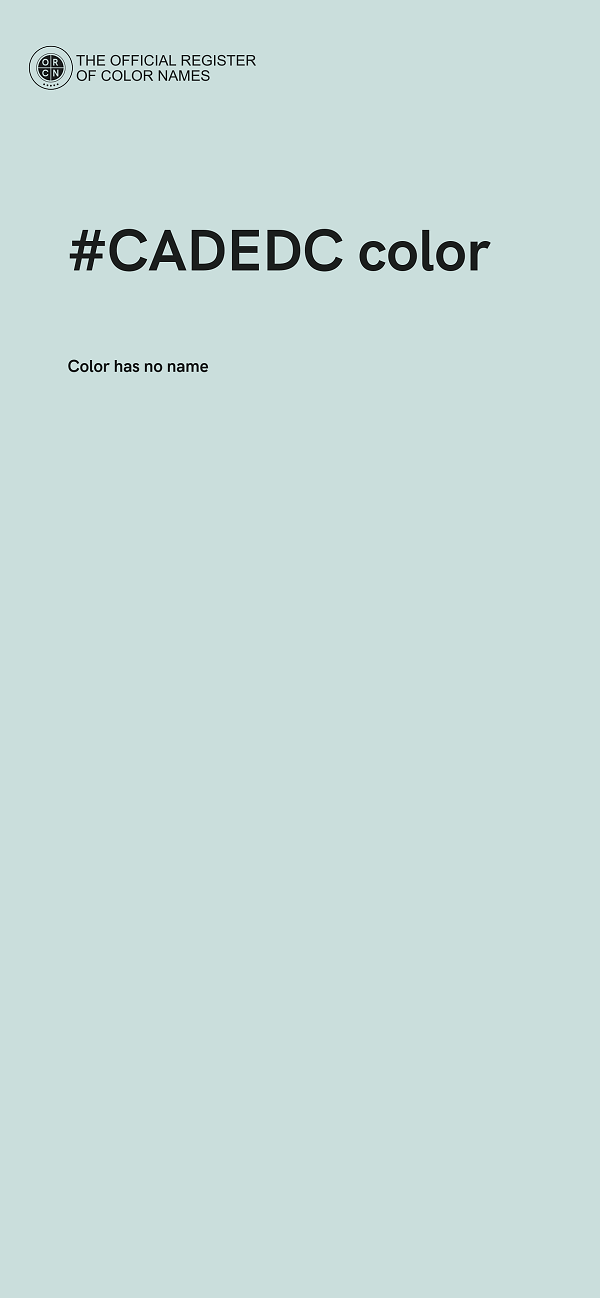 #CADEDC color image