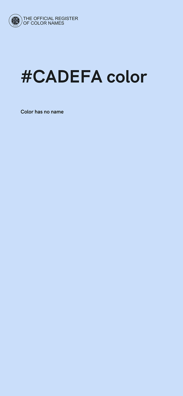 #CADEFA color image