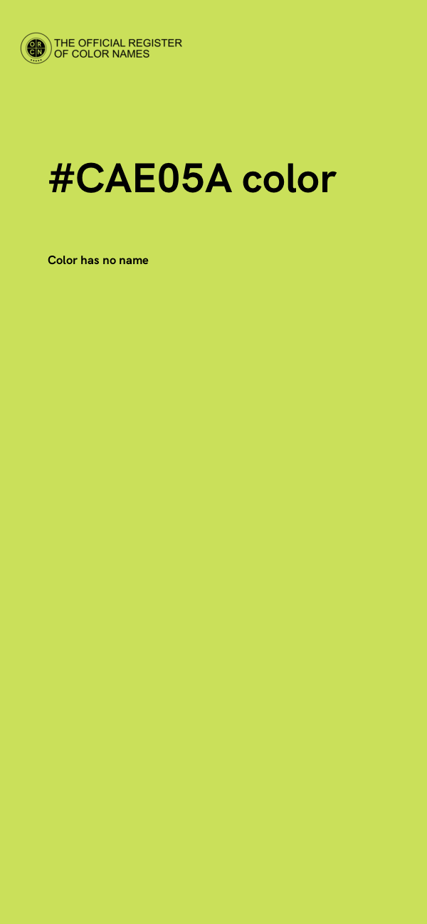 #CAE05A color image
