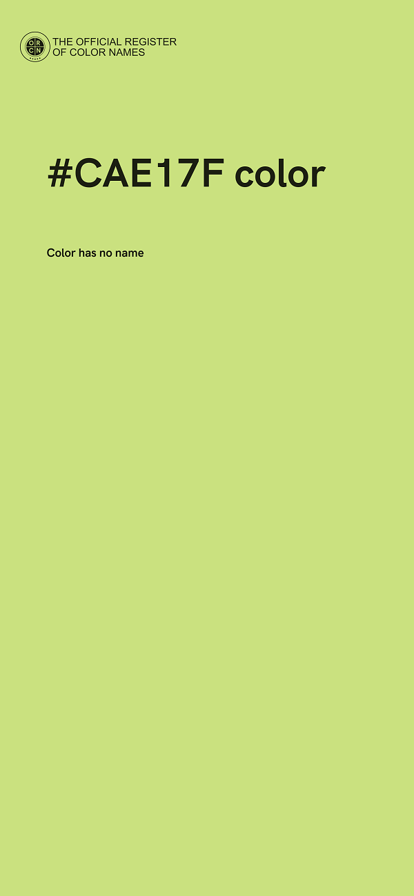 #CAE17F color image
