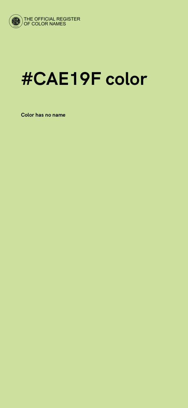 #CAE19F color image