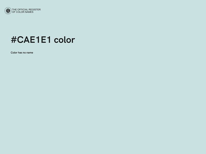 #CAE1E1 color image