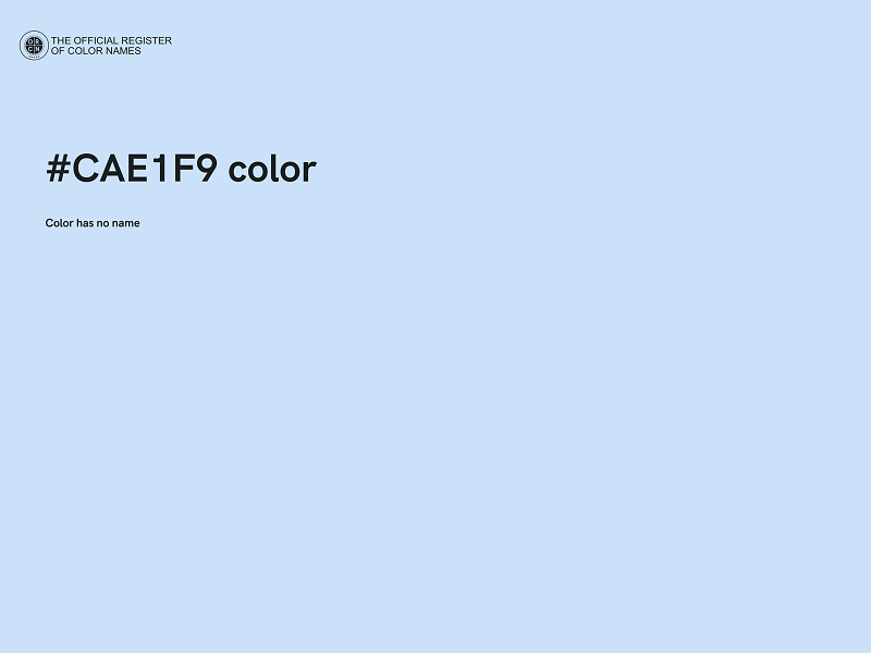 #CAE1F9 color image