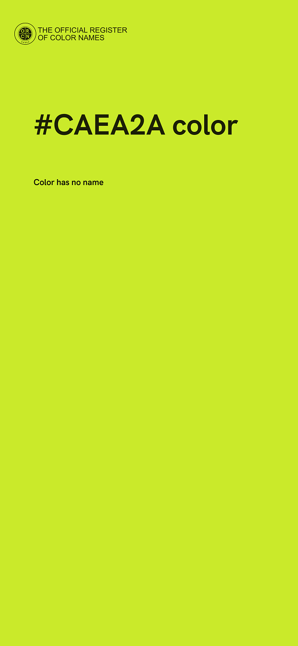 #CAEA2A color image