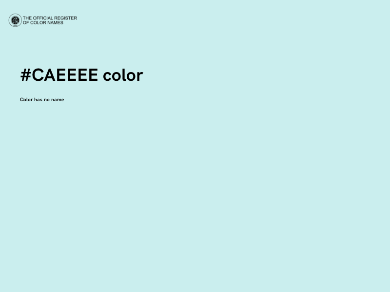 #CAEEEE color image