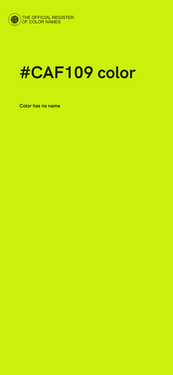 #CAF109 color image