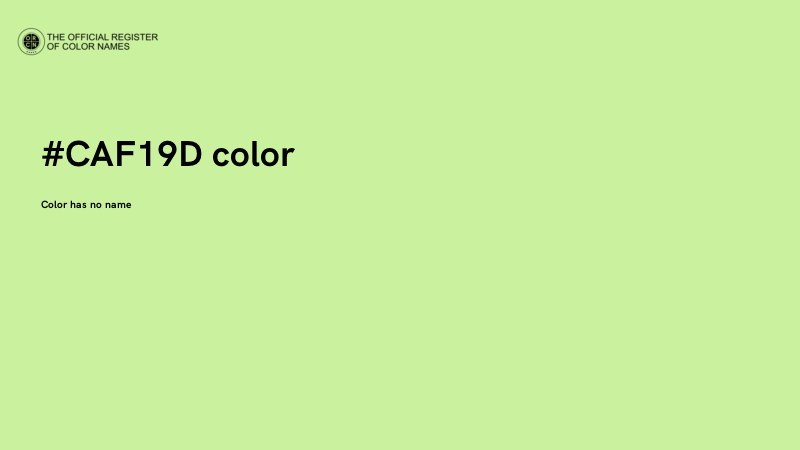 #CAF19D color image