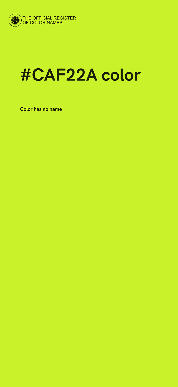 #CAF22A color image