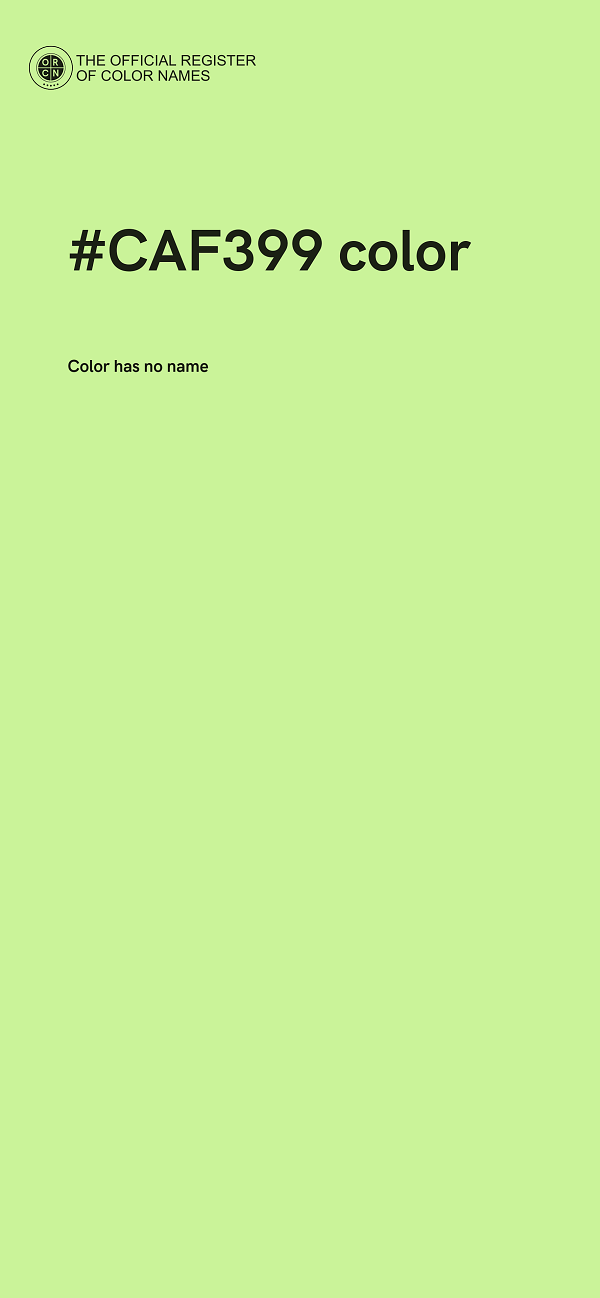 #CAF399 color image