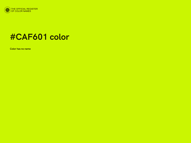 #CAF601 color image