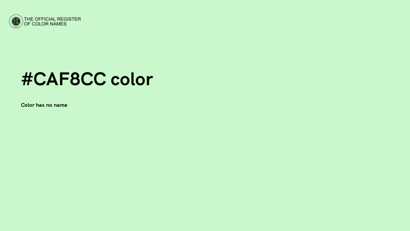 #CAF8CC color image