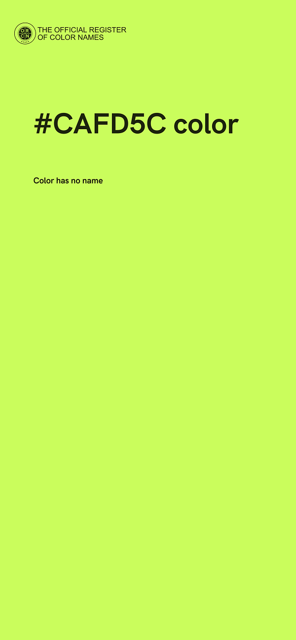 #CAFD5C color image