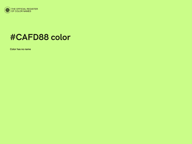 #CAFD88 color image