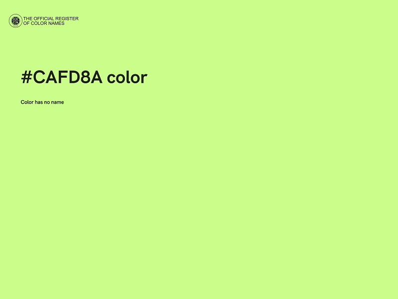 #CAFD8A color image