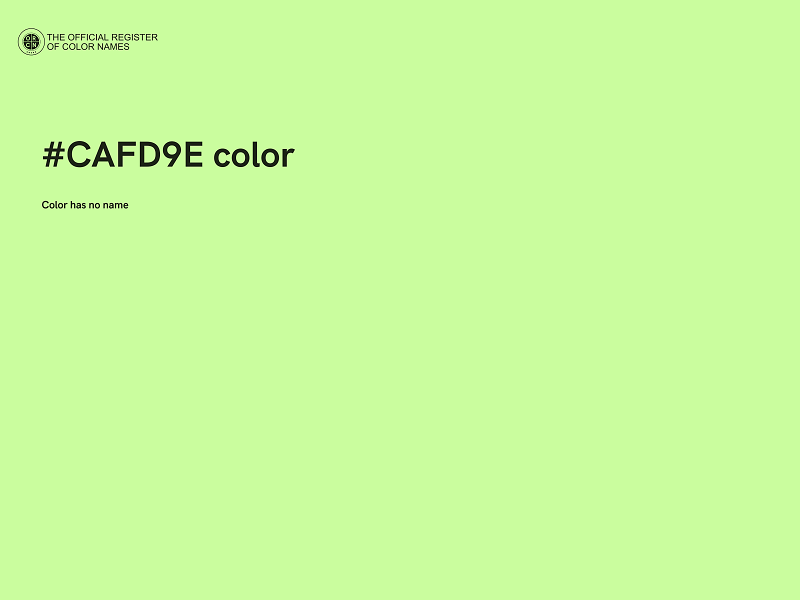 #CAFD9E color image