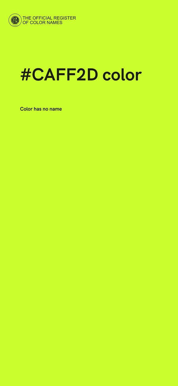 #CAFF2D color image