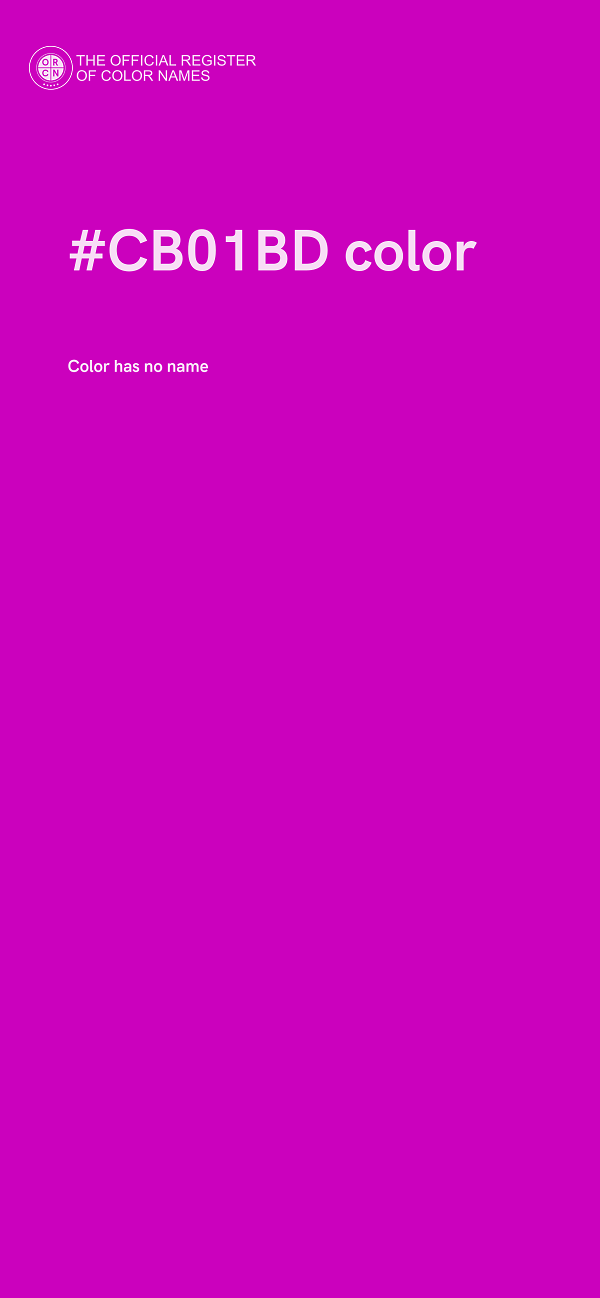 #CB01BD color image