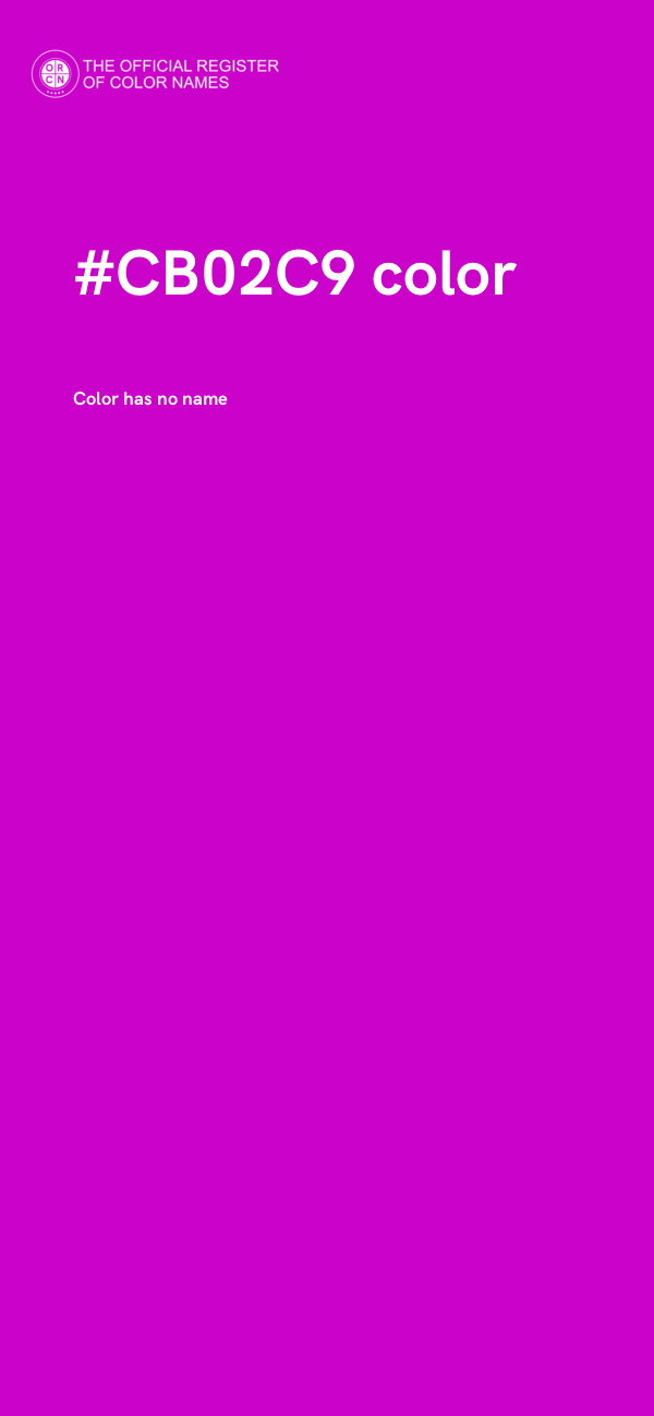 #CB02C9 color image