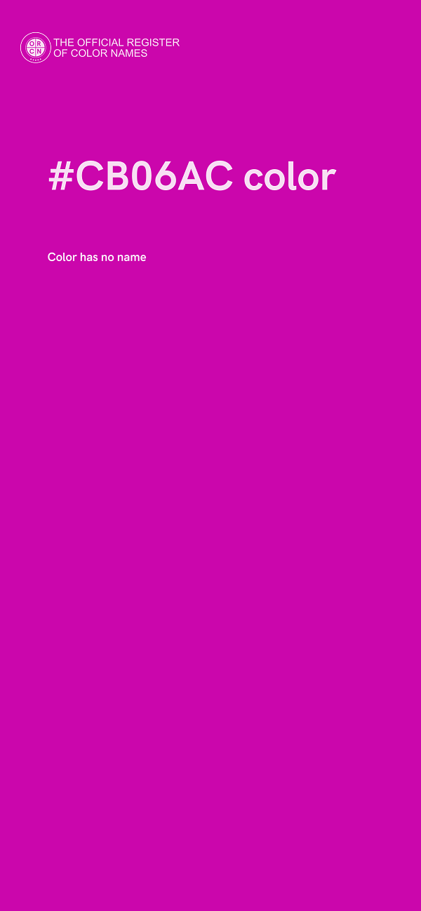 #CB06AC color image