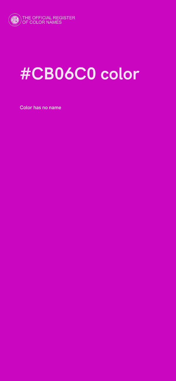 #CB06C0 color image