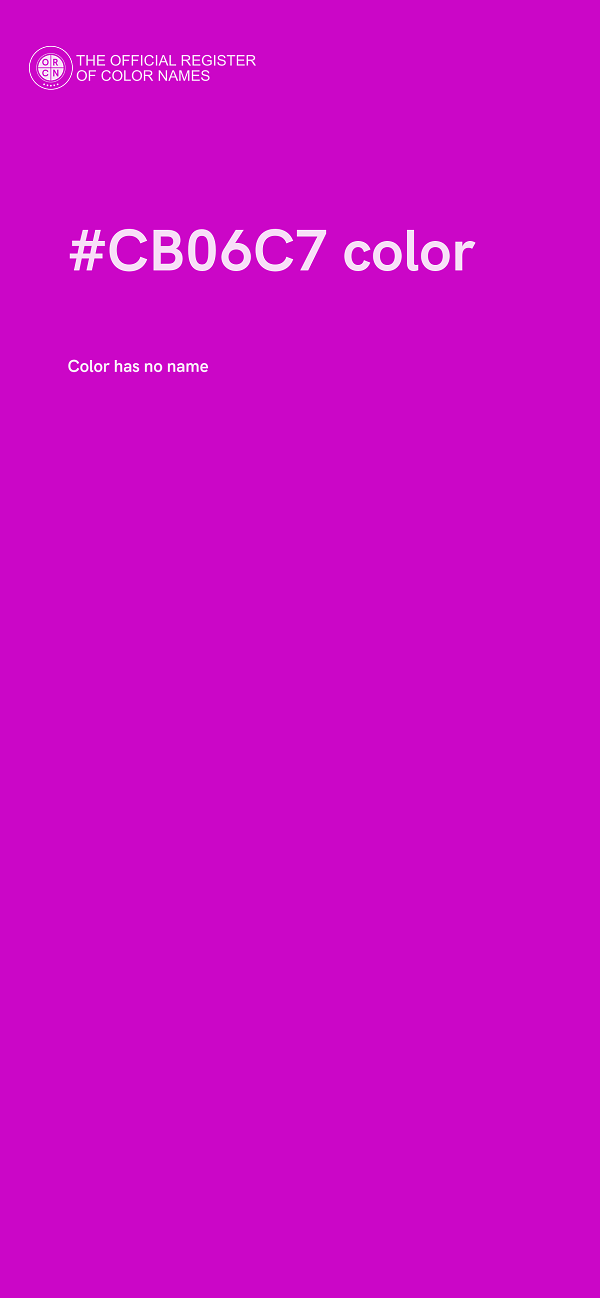 #CB06C7 color image