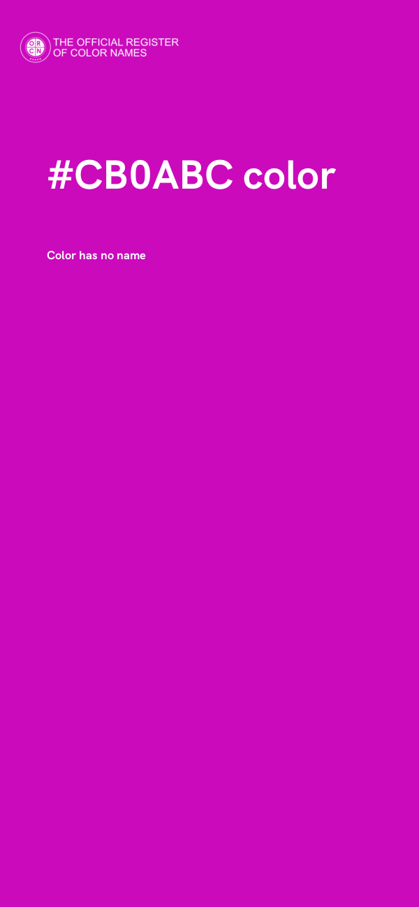 #CB0ABC color image